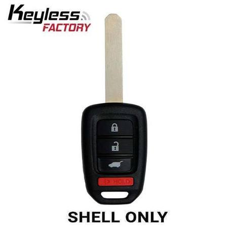 KEYLESS FACTORY KeylessFactory: 2016-2019 Honda CR-V HR-V / 4-Button Shell / PN: 35118-T7S-A00 / MLBHLIK6-1T RHS-HON-1473